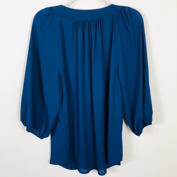 Nordstrom Pleione V-Neck Button Down Blouse - Picture 5 of 5